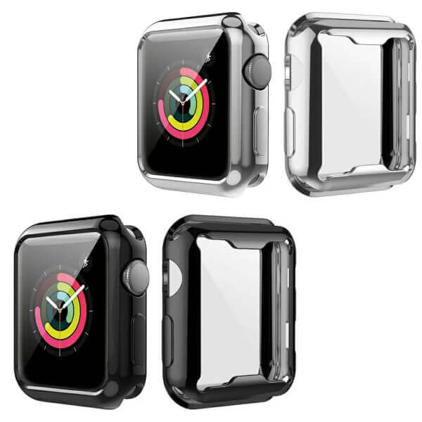 For Apple Watch iWatch Soft Gel Case Full Cover Protector 38 / 40 /41 /42 /44 /45mm For Apple Watch iWatch Soft Gel Case Full Cover Protector 38 / 40 /41 /42 /44 /45mm